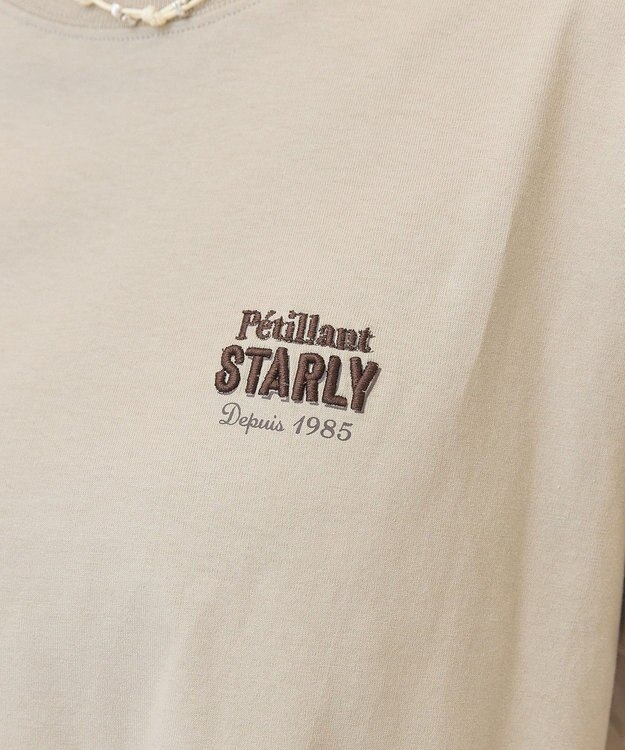 AMERICAN HOLIC STARLY 刺繍ロゴTシャツ Mocha