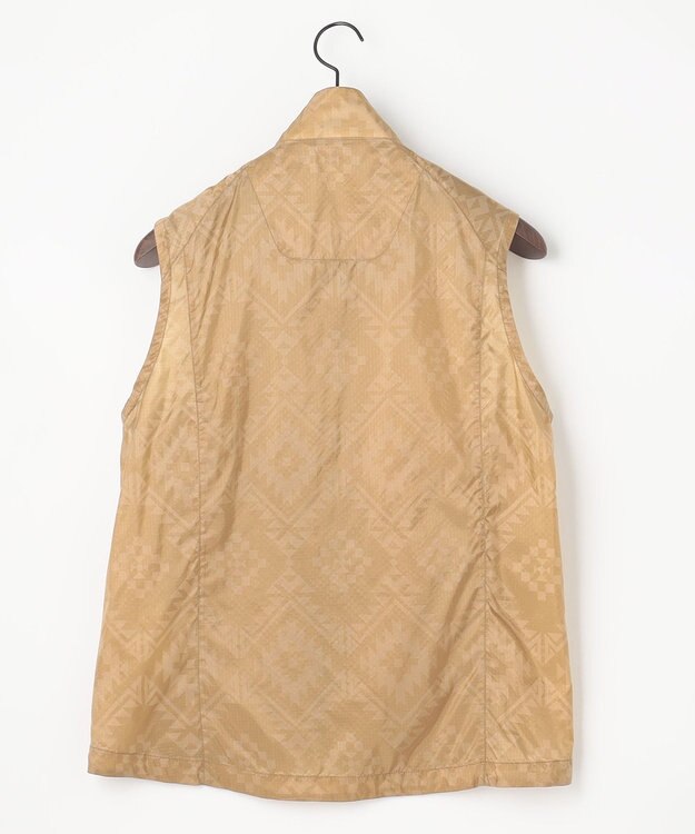 JOSEPH ABBOUD MOUNTAIN 【UNISEX】ポケッタブル ネイティブモチーベスト ベージュ系7