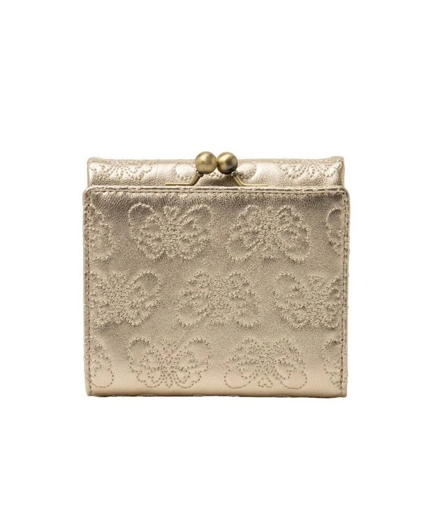 ANNA SUI チェイス 口金二つ折り財布 ゴールド