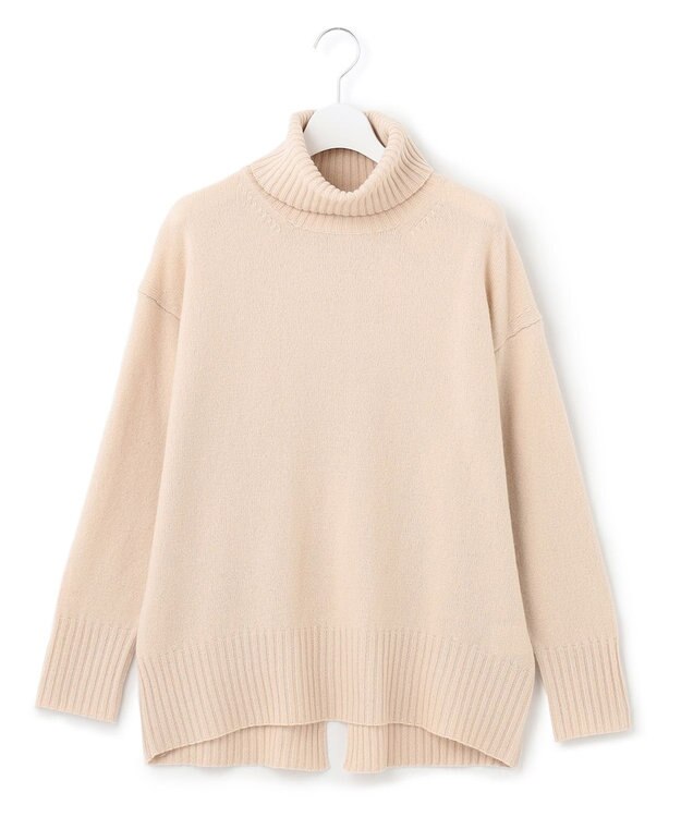 J.PRESS YORK STREET 【WOMEN】タートルネック ニット ベージュ系