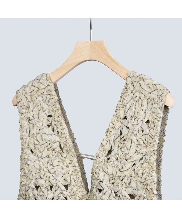 COQ 【刺繍・前後着用可能】TENTACLE ベージュ