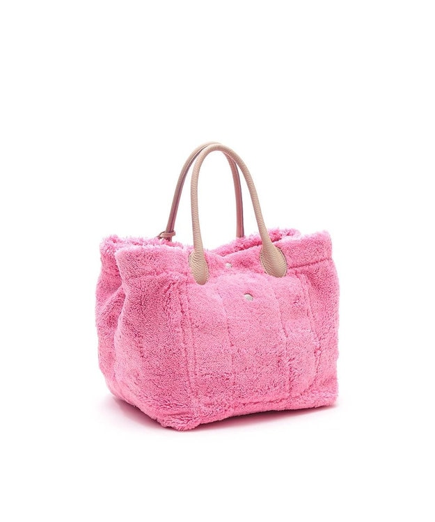 A.D.M.J. 【もこもこ】オスカー/コード刺しゅうキューブトート25cm(Dカン＋) FADAD ROSE