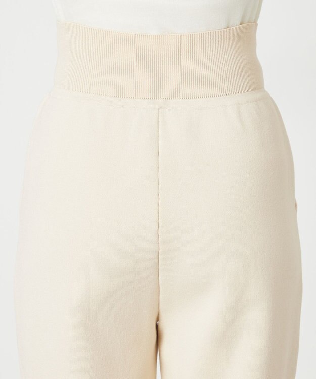 NAVE 【ReNAVE・洗える】スムースニット パンツ ホワイト系