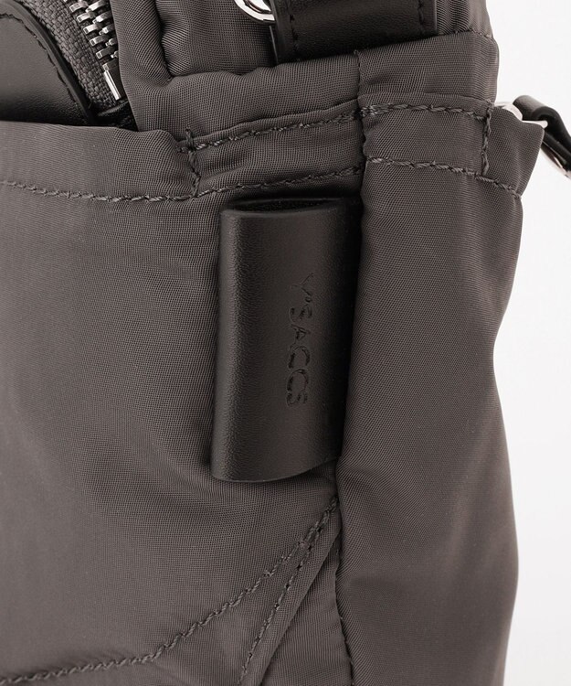 Y'SACCS ポリエステルツイル ポシェット ダークグレー