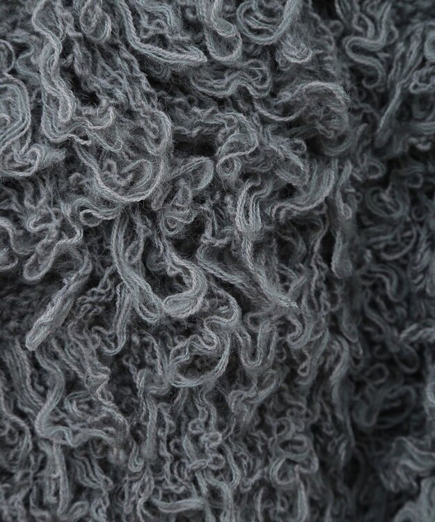 Green Parks フリンジニットカーディガン Gray