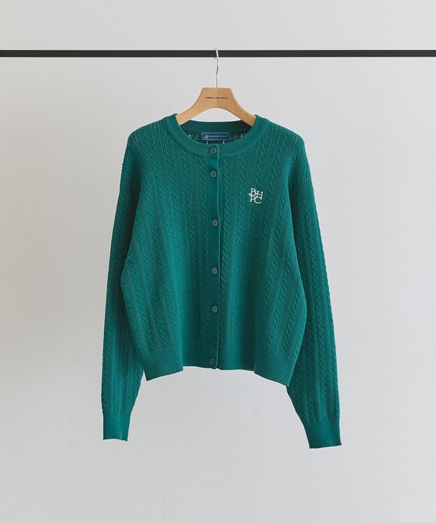 AMERICAN HOLIC 【BEVERLY HILLS POLO CLUB】ニットカーディガン Green