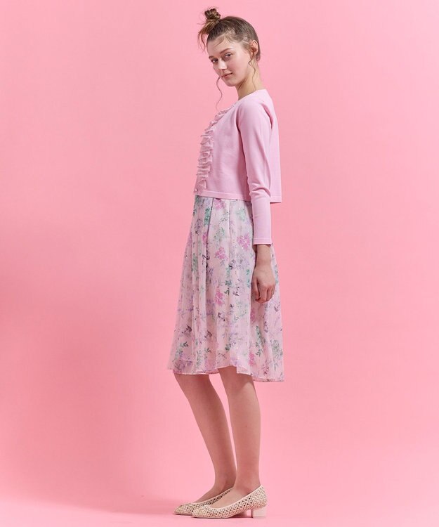 TOCCA FRILL UTOPIA カーディガン ピンク系