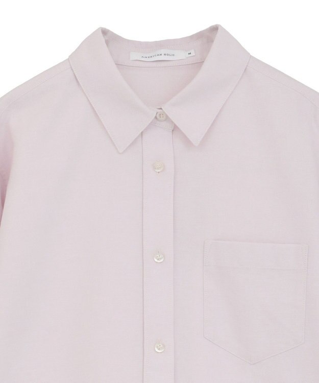 AMERICAN HOLIC オックスベーシックシャツ ピンク