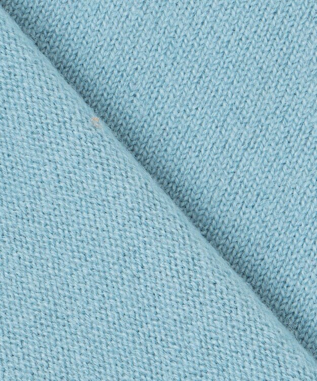 組曲 L 【WEB限定】ウールカシミヤミックスVネック ニット パウダーブルー