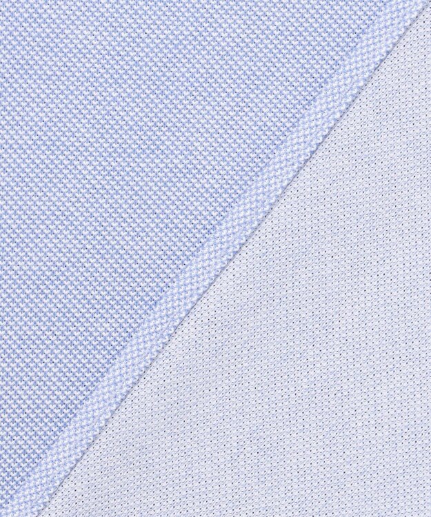 J.PRESS MEN 【KING SIZE】【吸水速乾 / 抗菌防臭 / 遮熱 / 防シワ】【J.PRESS OXFORD JERSEY】カノコインレイ半袖 シャツ / B.D. サックスブルー系