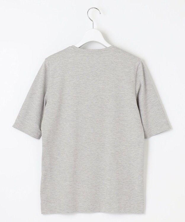 UNFILO 【汗ジミが目立たない/吸水速乾】マルチエフェクト　二の腕スッキリTシャツ グレー