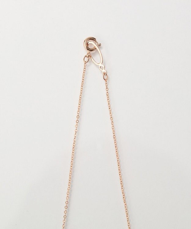 Phoebe 【金属アレルギー対応】スリービジューミニハートネックレス シャンパンゴールド