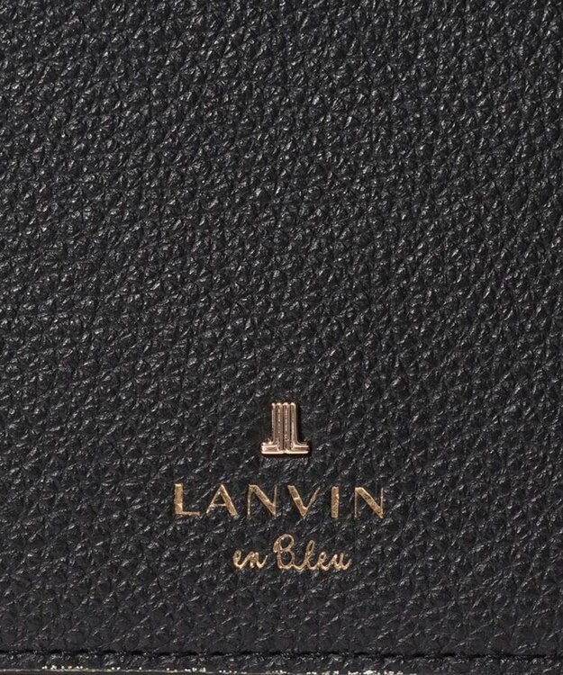 LANVIN en Bleu メラニー 二つ折りBOX財布 ブラック