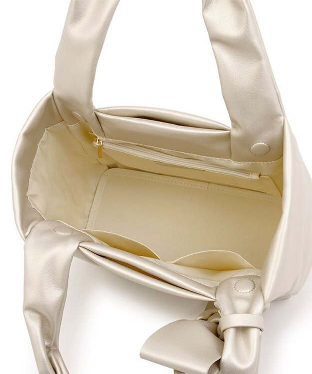 LANVIN en Bleu フリディティ ハンドバッグ（小） シャンパンゴールド