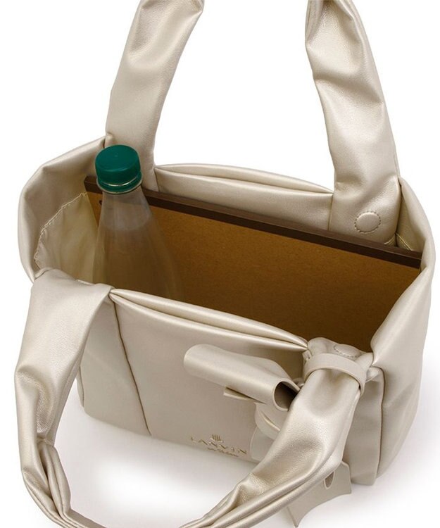 LANVIN en Bleu フリディティ ハンドバッグ（小） シャンパンゴールド