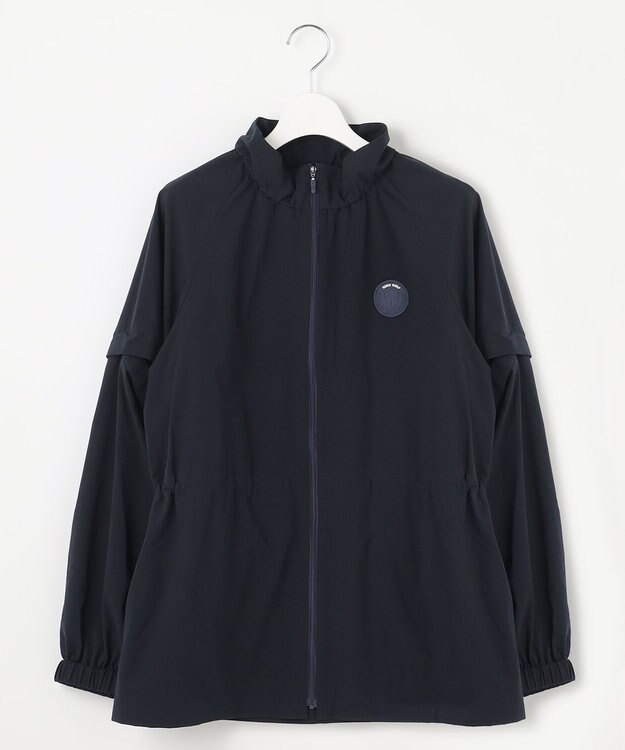 23区GOLF 【WOMEN】【撥水・ストレッチ】デタッチャブル ブルゾン ネイビー系