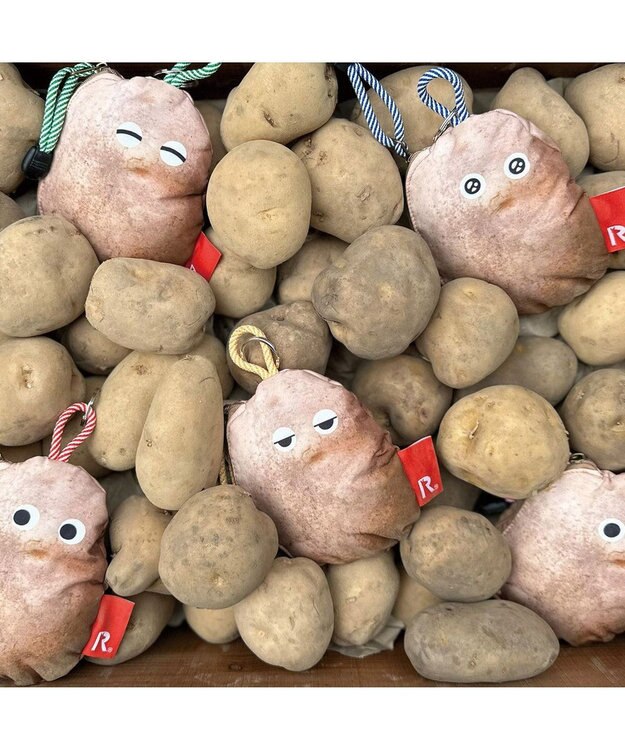 ROOTOTE 6769【Calbee×ROOTOTE】IP.ウイズルー.カルビーポテトポーチ-A 01：レッド