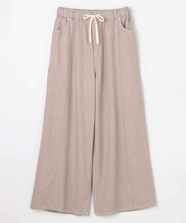 ANY L ライトオンスデニムパンツ ベージュ