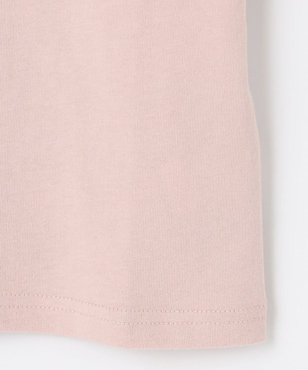 ANY KIDS オーガビッツアニマルサガラ刺繍Ｔシャツ ピンク×ウサギ