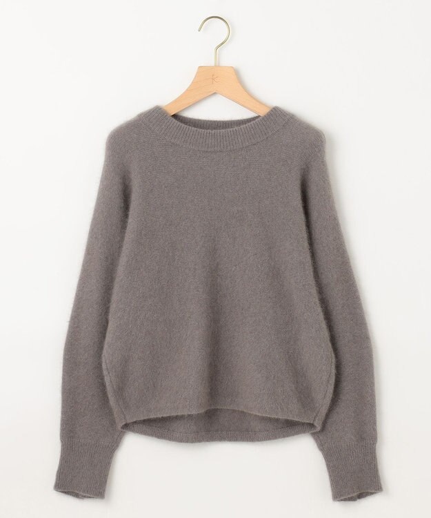 組曲 【手洗い可】フラッフィー ファーニット ココアブラウン系