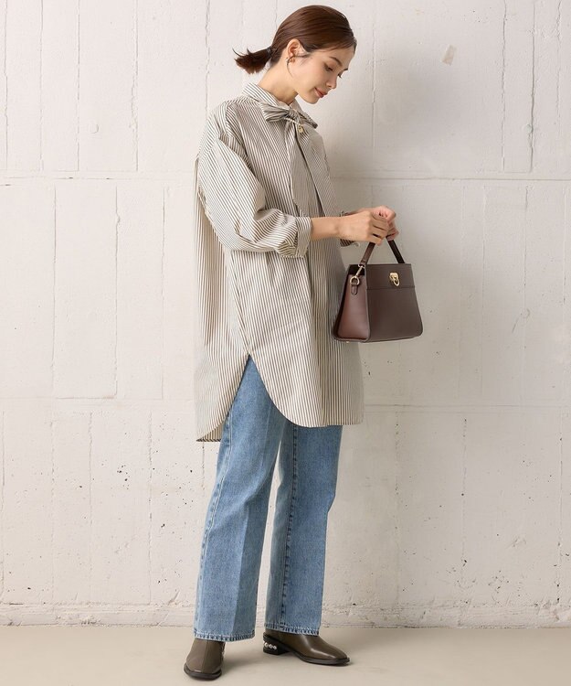 組曲 S トムボーイデニム パンツ ブルー系