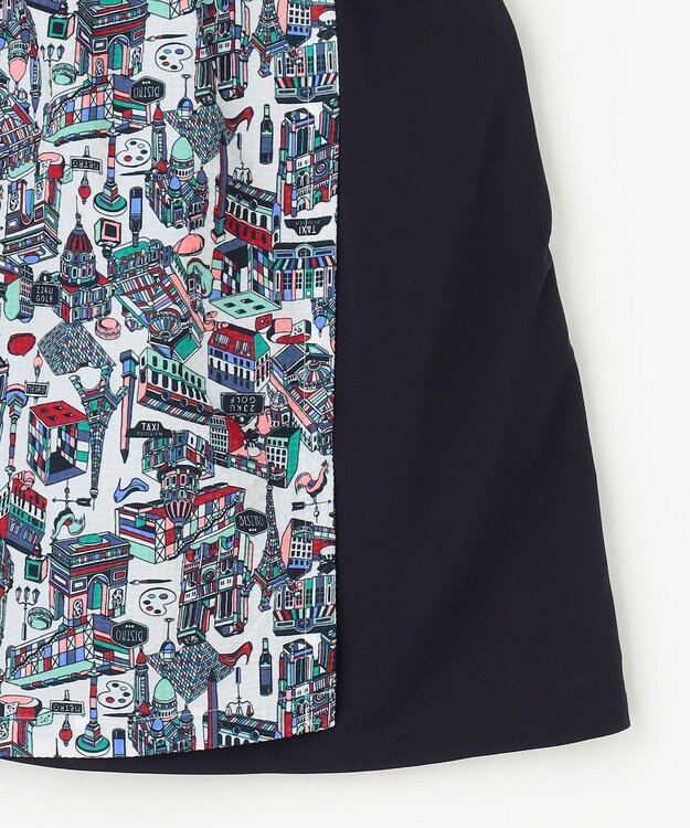 23区GOLF 【WOMEN】【撥水】パリマップ総柄スカート ホワイト系5