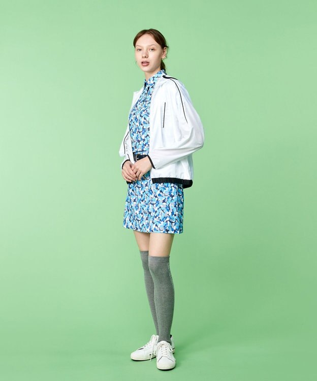 23区GOLF 【WOMEN】【撥水】ブライトタフタ ブルゾン ホワイト系