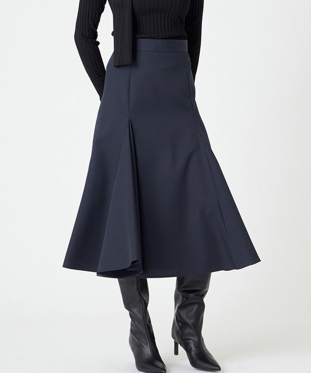BEIGE， ROULE / ランダムスカート Navy