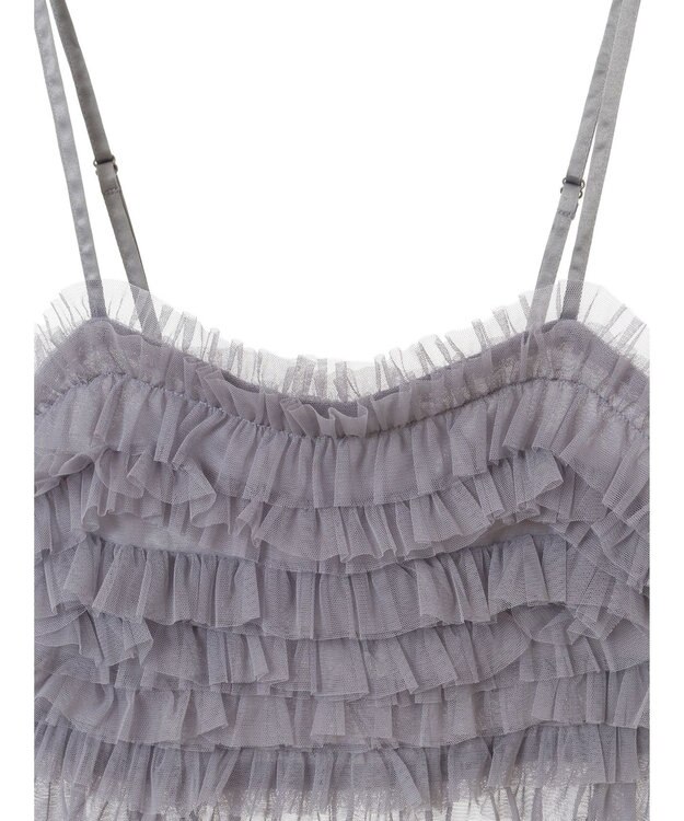 earth music&ecology チュールビスチェ Gray