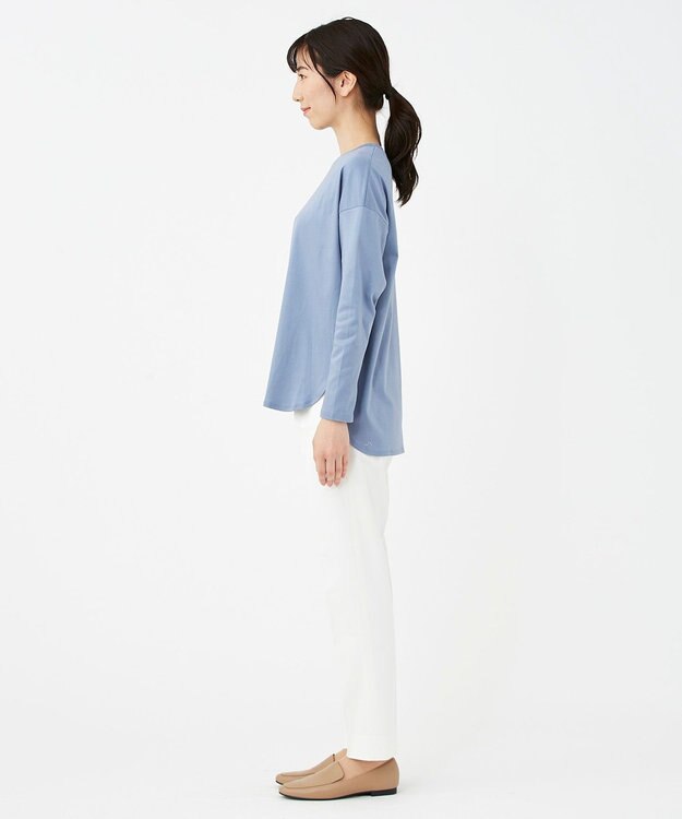 KASHIYAMA 【抗菌消臭】クレンゼ ロングスリーブTeeシャツ ライトブルー