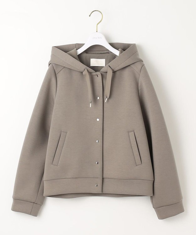 ANY SIS S 【洗える】エアリーダンボール ブルゾン ライトカーキ