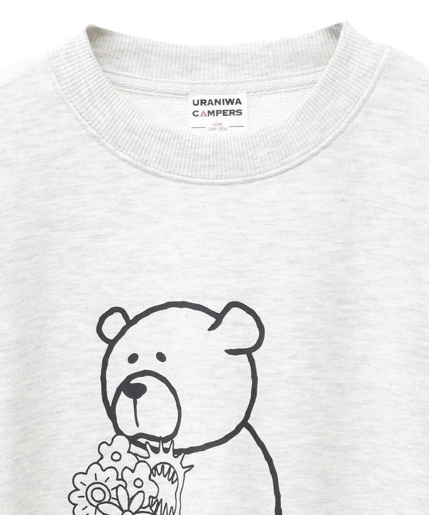 CRAFT STANDARD BOUTIQUE URANIWAプリントスウェット Oatmeal