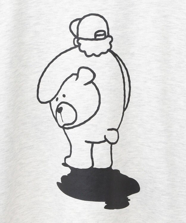 CRAFT STANDARD BOUTIQUE URANIWAプリントスウェット Oatmeal