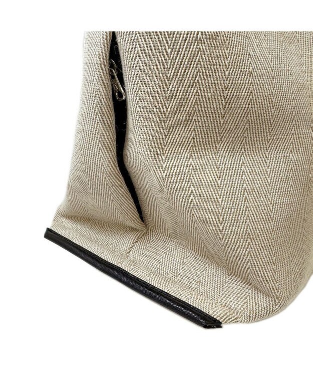 ROOTOTE 1071【幅広マチ】LT.デリ.ワイド.ツーカラー-B 02：ブラック×シルバー