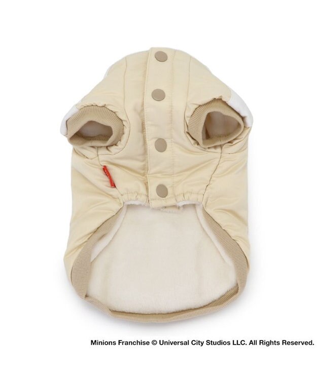 PET PARADISE ミニオン ボブ ティム 遠赤外線 スカジャン 《雪柄》 小型犬 ベージュ