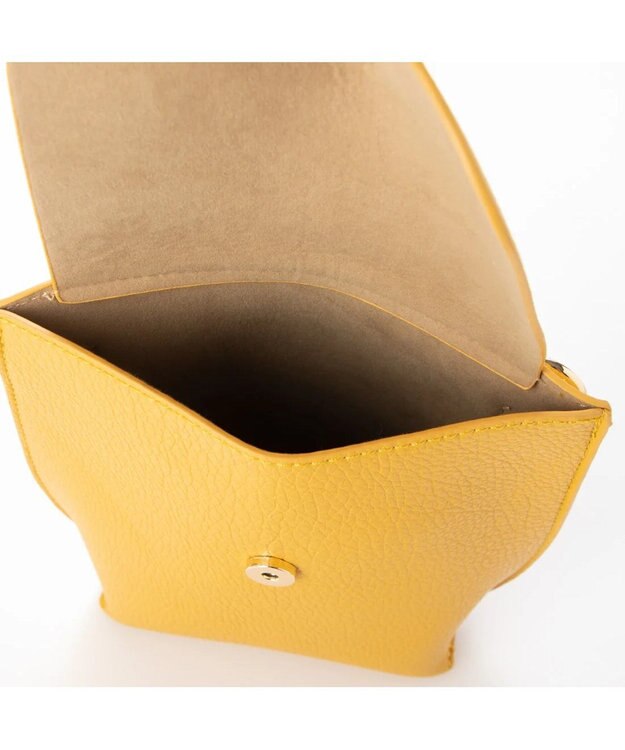 UNBILLION cachecache スマホショルダー付ポリプロピレンwayトート イエロー