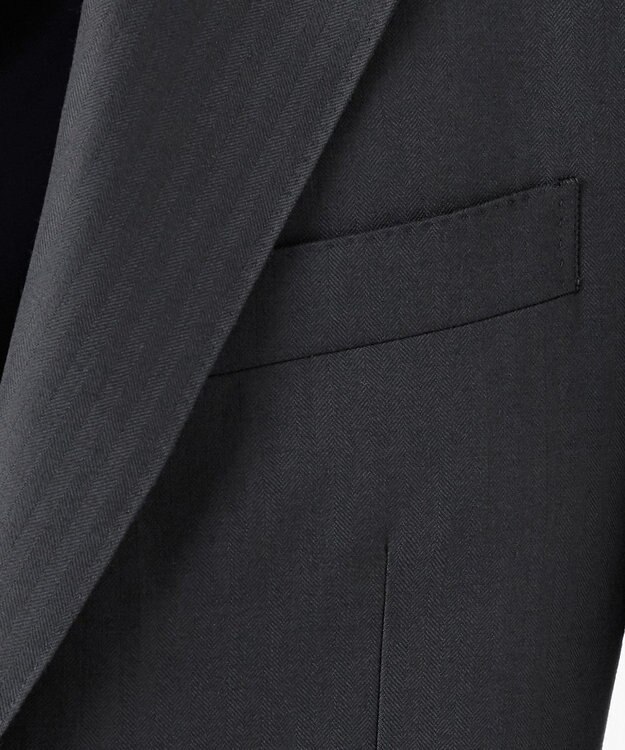 J.PRESS MEN 【JAPAN CRAFT CLOTH】シャドーヘリンボーン スーツ/総裏 ネイビー系1