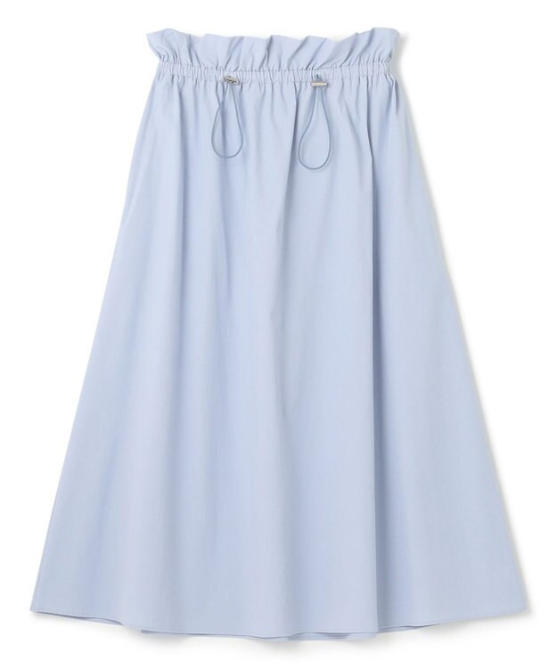 uncrave 【撥水・接触冷感・UVカット・洗濯機洗い可】マルチファンクションナイロン フレアスカート（uncrave STANDARD） サックス