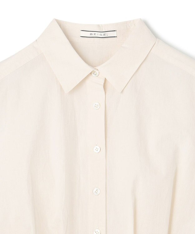 BEIGE， GABRIEL / ショートレングス ブラウス Ecru