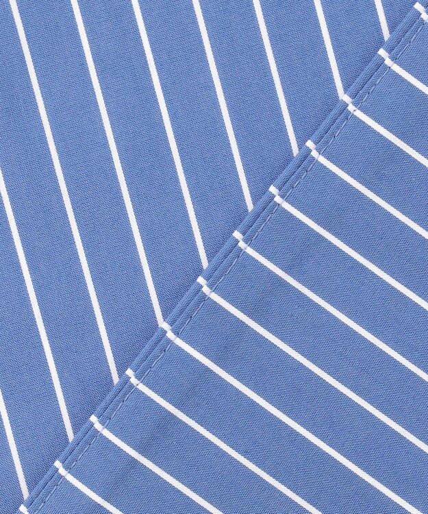 組曲 【先行予約・2WAY】エアリーシャーティングフリル襟 ブラウス ブルーストライプ系1