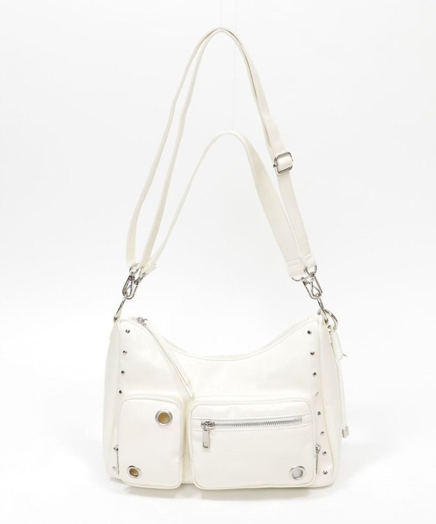 WEGO BIGハトメ2wayショルダー ホワイト