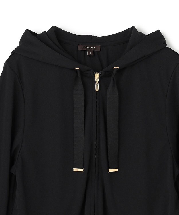 TOCCA 【松木育未さん着用】SUNNY VEIL ラッシュガードパーカー ブラック系