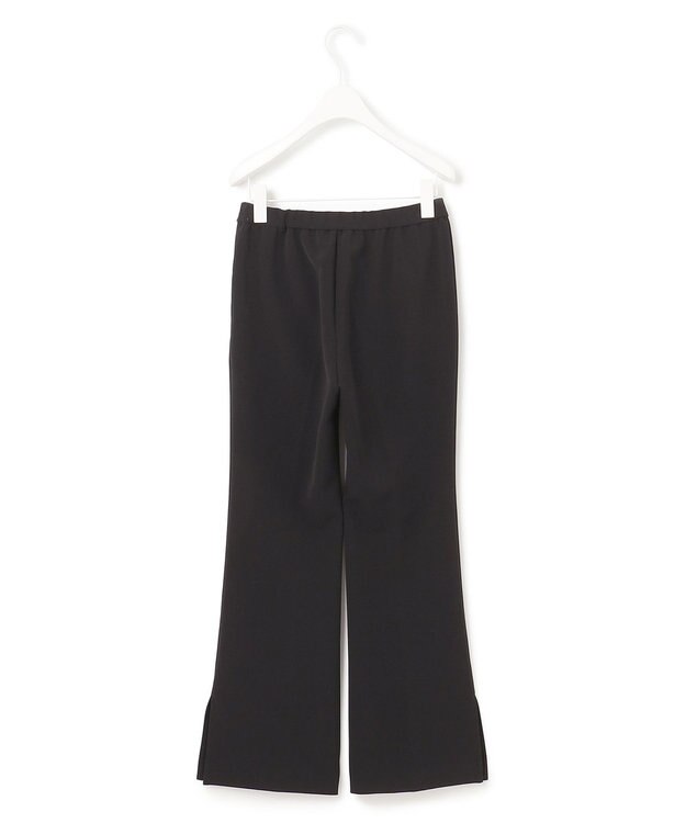 ICB 【体型補正機能付き】コンプレストジャージー ストレッチパンツ ブラック系