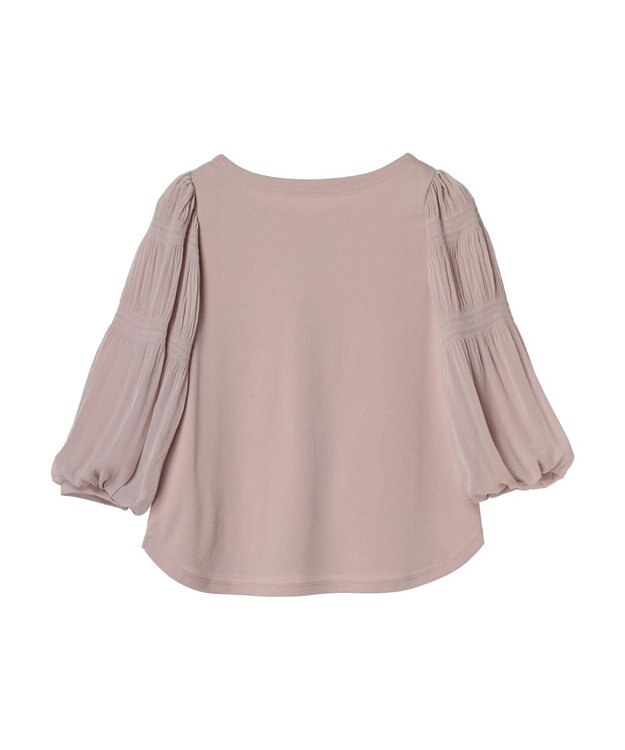 earth music&ecology マジョリカプリーツプルオーバー Pink Beige