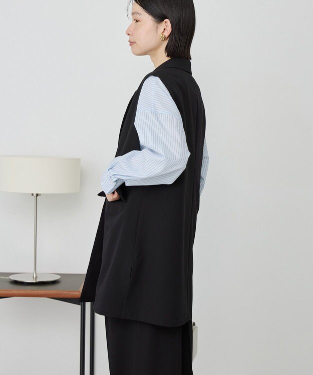 AMERICAN HOLIC 【イージーケア】テーラードジレ Black