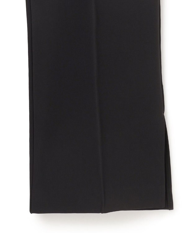 ICB 【体型補正機能付き】コンプレストジャージー ストレッチパンツ ブラック系