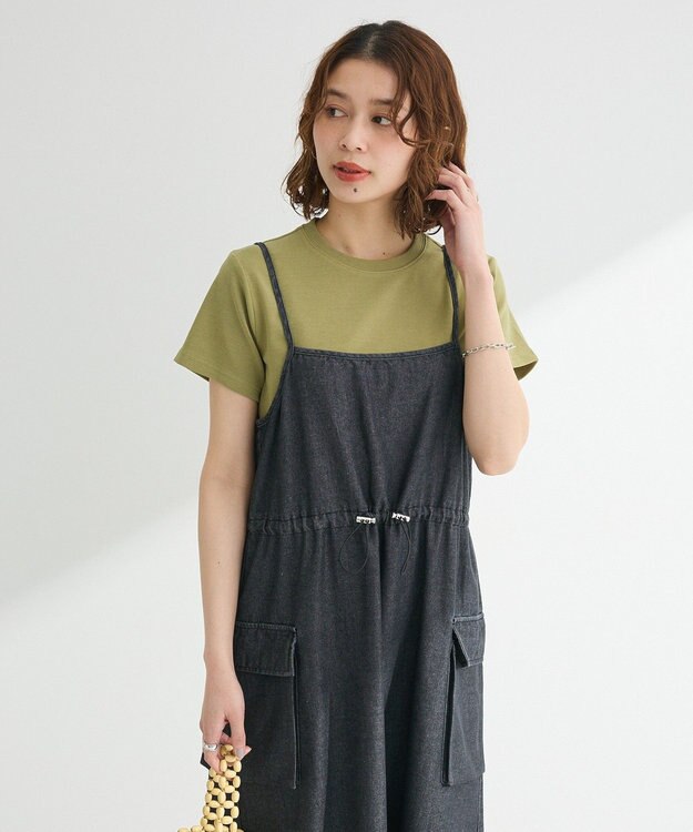 Green Parks フライスコンパクトＴシャツ Khaki