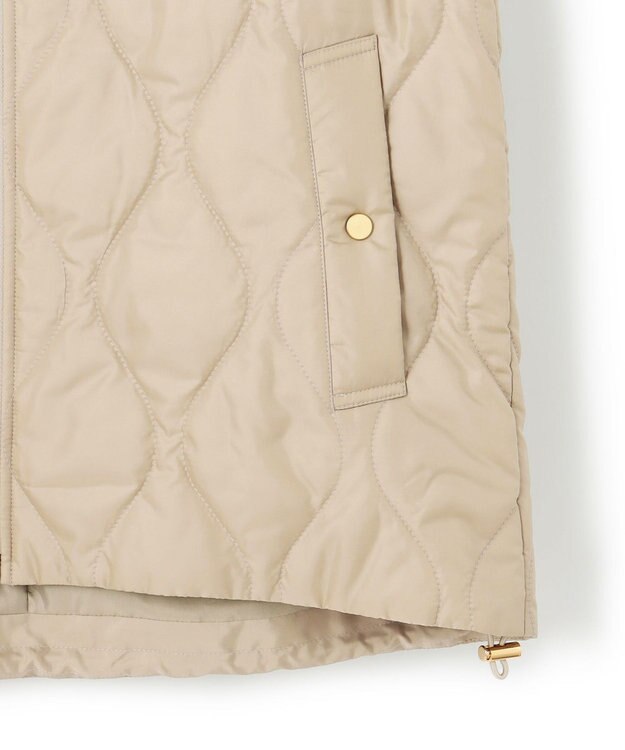 23区 中綿パディング コンパクト アウター ベージュ系