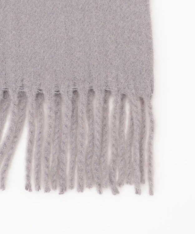 ANY SIS フワリー無地 ストール スレート