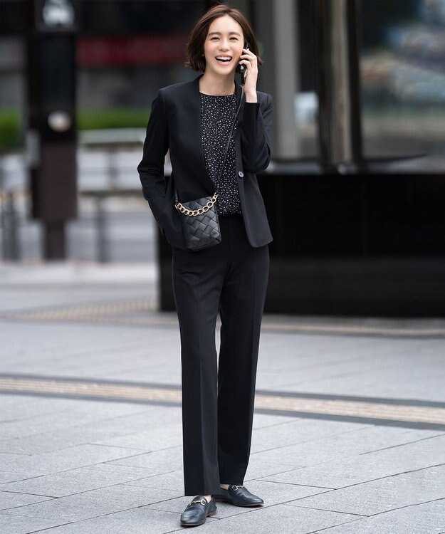 自由区 メッシュミニポシェット ブラック系